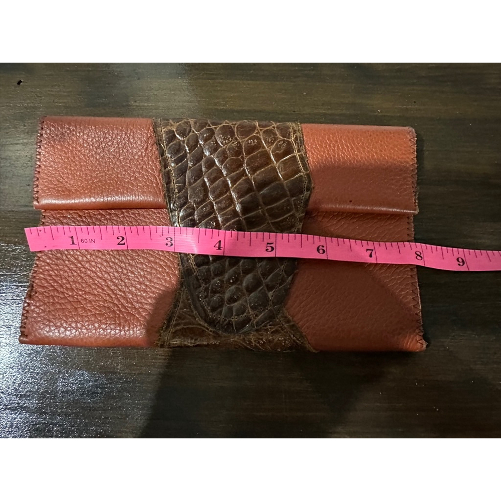 Women's wallet/Clutch Brown and Orange One Size - Picture 5 of 5